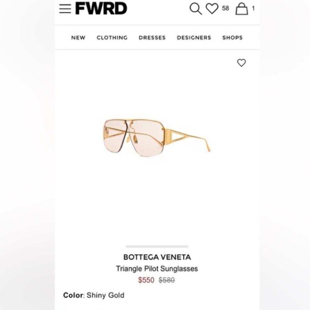 BOTTEGA VENETA SUNGLASSES - Picture 2 of 16